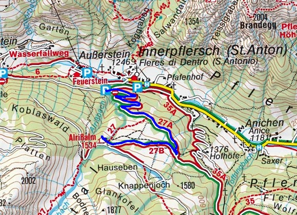 Allrissalm - Naturrodelbahn Allrissalm - Naturrodelbahn