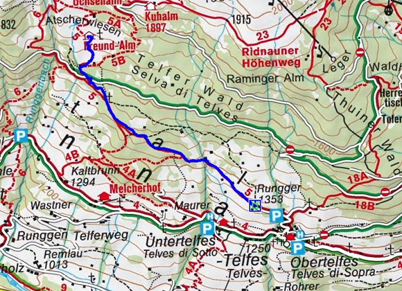 Freund Alm / Atscherwiesen - Naturrodelbahn Freund Alm / Atscherwiesen - Naturrodelbahn