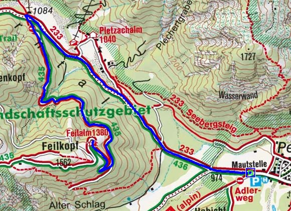 Feilalm - Naturrodelbahn Feilalm - Naturrodelbahn