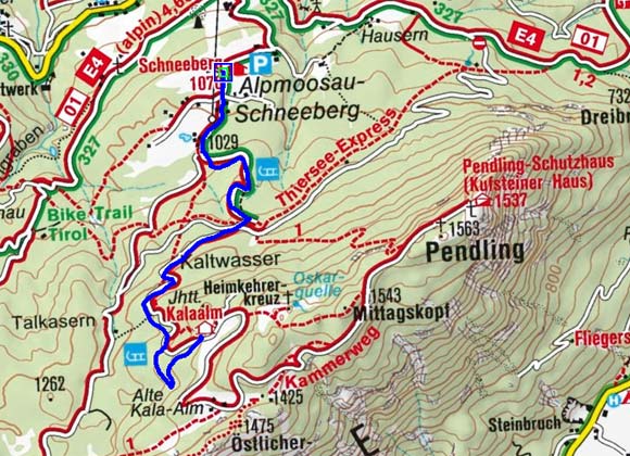 Kala Alm - Naturrodelbahn Kala Alm - Naturrodelbahn