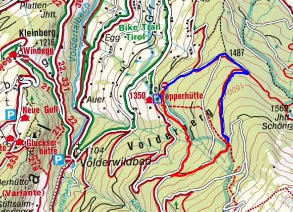 Krepperhütte / Großvolderberg - Naturrodelbahn Krepperhütte / Großvolderberg - Naturrodelbahn