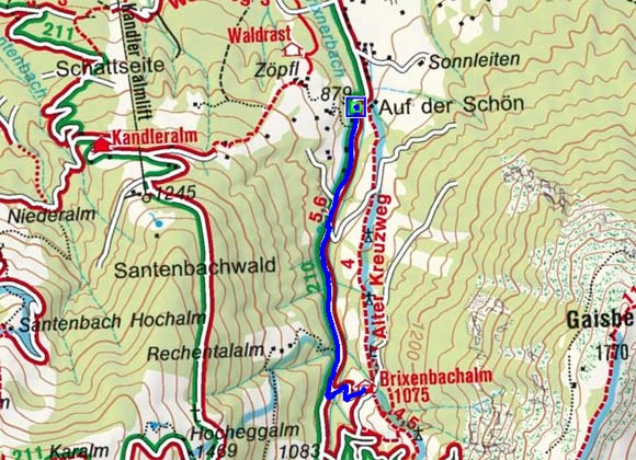 Brixenbachalm - Naturrodelbahn Brixenbachalm - Naturrodelbahn