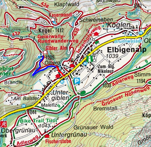 Gibler Alm - Naturrodelbahn Gibler Alm - Naturrodelbahn