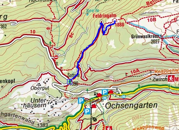 Feldringalm - Naturrodelbahn Feldringalm - Naturrodelbahn