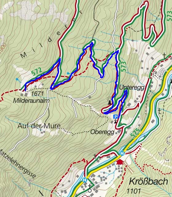 Milderaunalm von Oberegg/Krößbach Milderaunalm von Oberegg/Krößbach