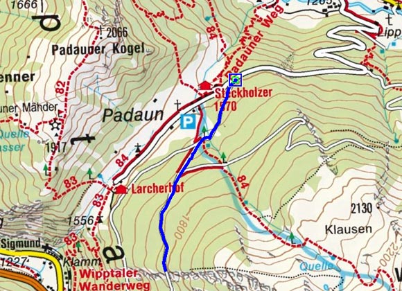 Padaun - Naturrodelbahn Padaun - Naturrodelbahn