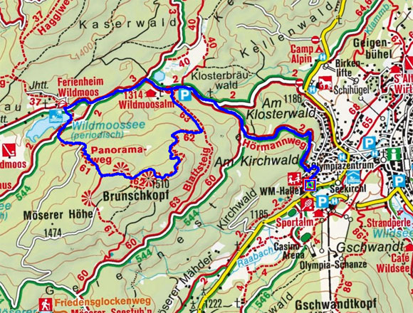 Brunschkopf-Wildmoosalm Runde Brunschkopf-Wildmoosalm Runde