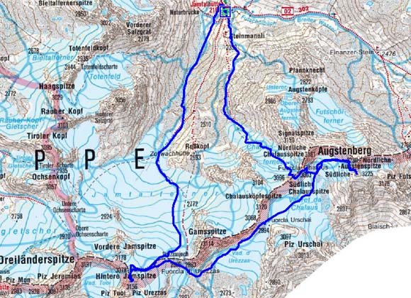 Vier Gletscher Rundtour von der Jamtalhütte Vier Gletscher Rundtour von der Jamtalhütte