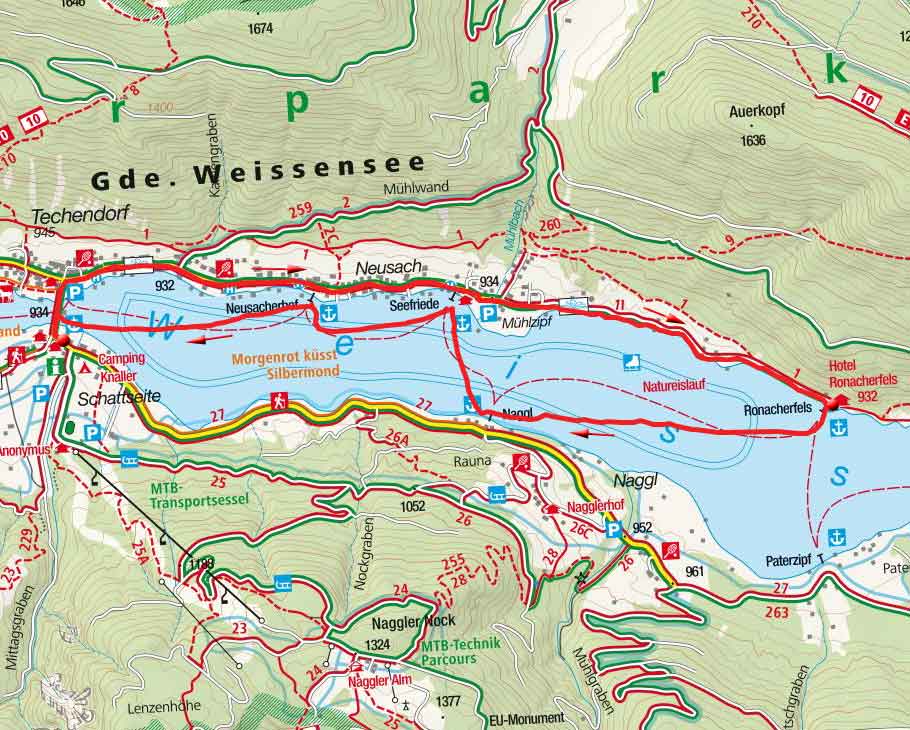 Von Techendorf zum Ronacherfels Von Techendorf zum Ronacherfels
