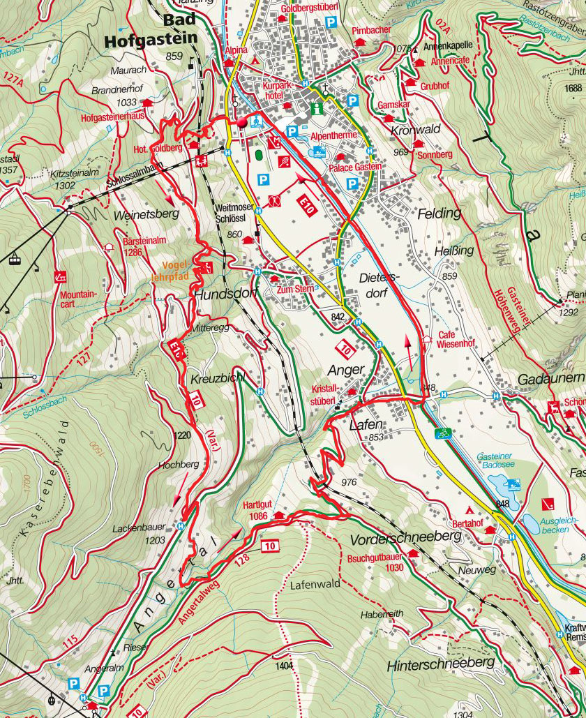 Vogellehrpfad – Angertalrundweg von Bad Hofgastein Vogellehrpfad – Angertalrundweg von Bad Hofgastein