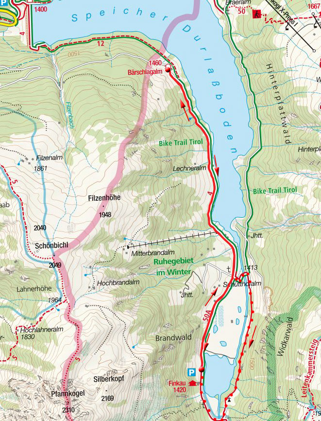 Bärschlagalm aus der Finkau Bärschlagalm aus der Finkau