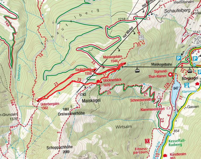 4-Hüttenrunde am Maiskogel 4-Hüttenrunde am Maiskogel