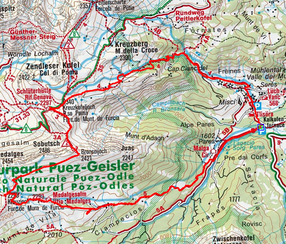 Medalges Rundwanderung Medalges Rundwanderung