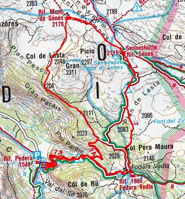 Rund um den Col de Lasta Rund um den Col de Lasta