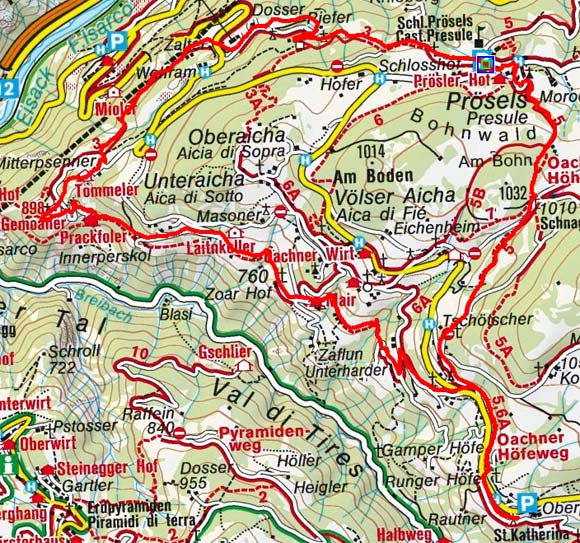 Oachner Höfeweg Rundwanderung Oachner Höfeweg Rundwanderung