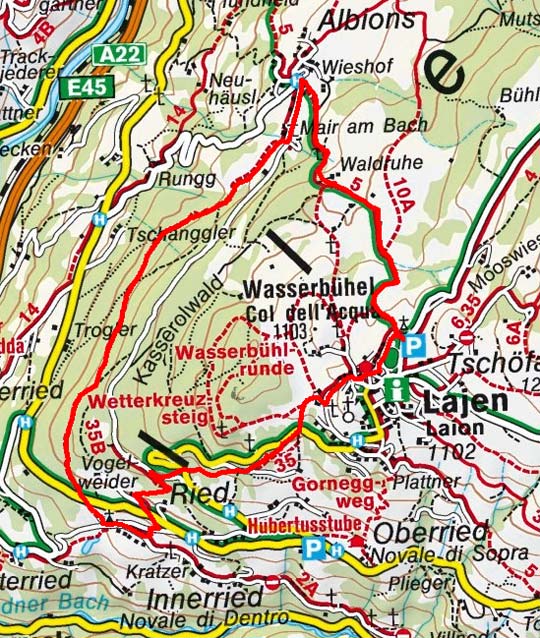 Walther-von-der-Vogelweide Rundwanderung Walther-von-der-Vogelweide Rundwanderung