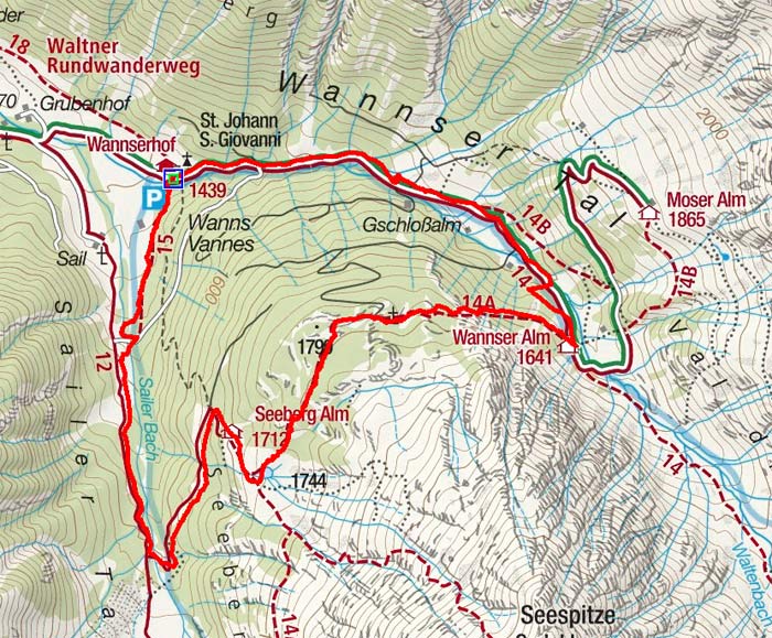 Almen-Rundwanderung vom Wanser Hof Almen-Rundwanderung vom Wanser Hof