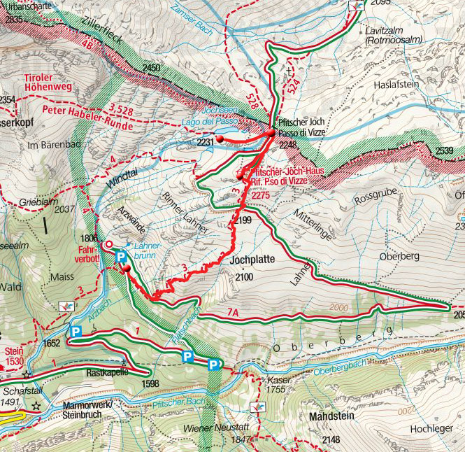 Zu den Jochseen am Pfitscher Joch Zu den Jochseen am Pfitscher Joch