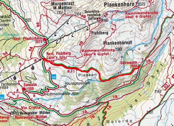 Getrum Alm von der Bergstation Pichlberg Getrum Alm von der Bergstation Pichlberg