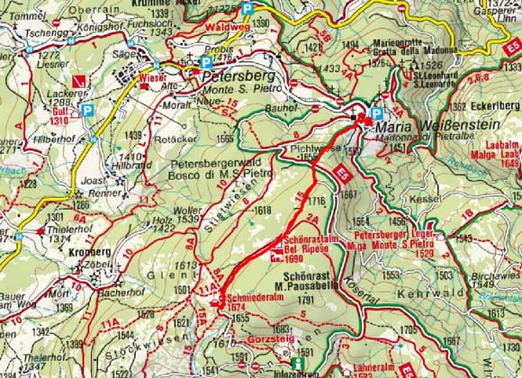 Schmiederalm, 1.674 m Schmiederalm, 1.674 m