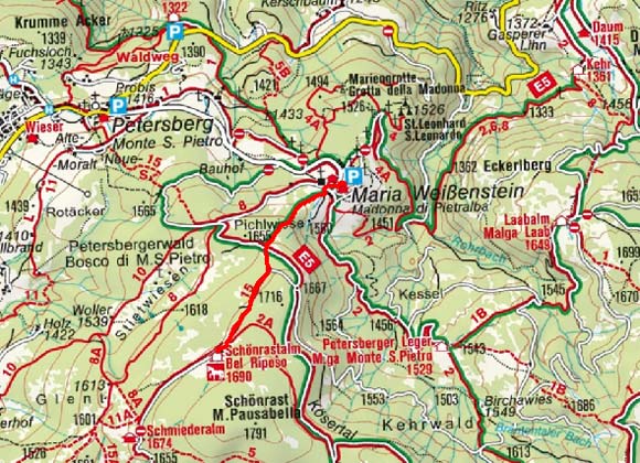 Schönrastalm, 1.699 m Schönrastalm, 1.699 m