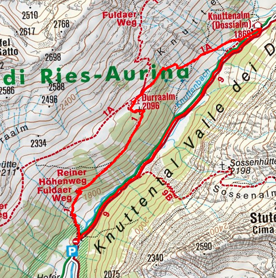 Durraalm - Knuttenalm Rundwanderung Durraalm - Knuttenalm Rundwanderung