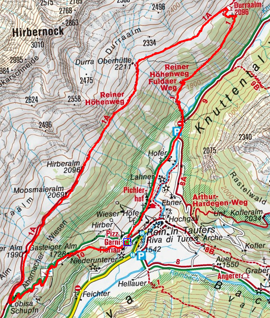 Lobisa Schupfn - Durraalm Rundwanderung Lobisa Schupfn - Durraalm Rundwanderung