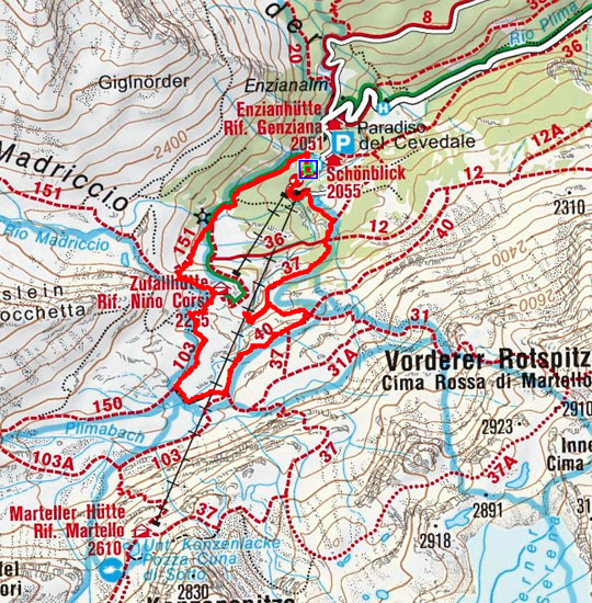 Rundwanderung über den Bau zur Zufallhütte Rundwanderung über den Bau zur Zufallhütte