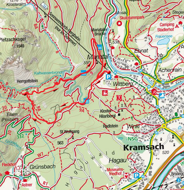 Herrgottstein - Rundwanderung von Kramsach Herrgottstein - Rundwanderung von Kramsach