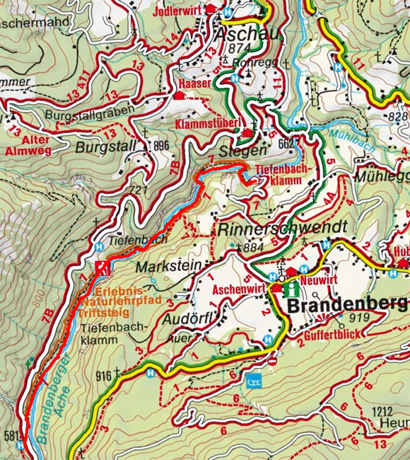 Tiefenbachklamm Wanderung Tiefenbachklamm Wanderung