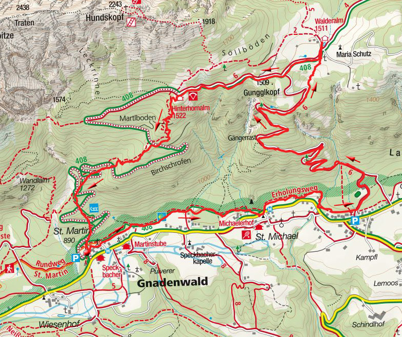 Walderalm – Hinterhornalm Rundwanderung Walderalm – Hinterhornalm Rundwanderung