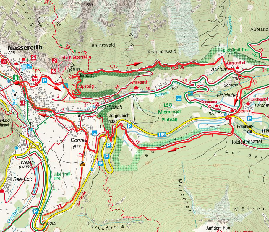 Rund um das Rossbachtal bei Nassereith Rund um das Rossbachtal bei Nassereith