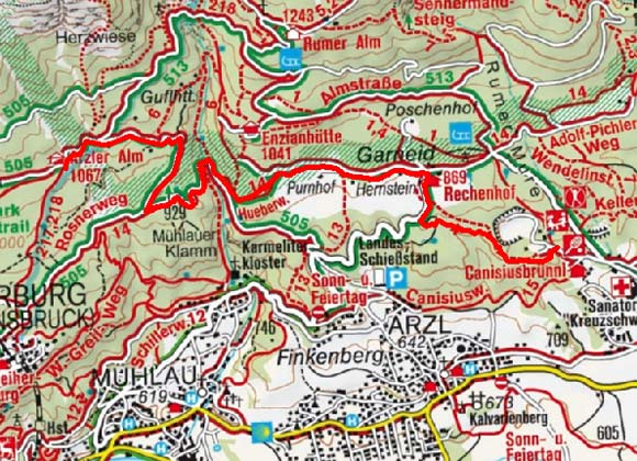 Arzler Alm von Arzl Arzler Alm von Arzl
