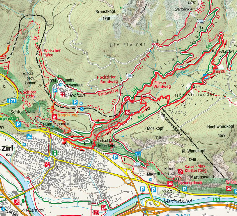 Jausenstation Brunntal vom Parkplatz Rußhütte durch die Ehnbachklamm Jausenstation Brunntal vom Parkplatz Rußhütte durch die Ehnbachklamm