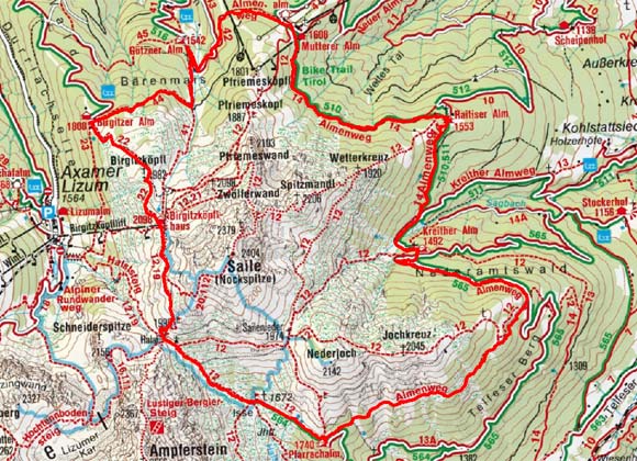 Innsbrucker Almenweg Innsbrucker Almenweg