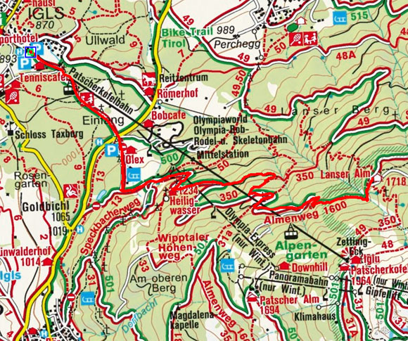Lanseralm von Igls Lanseralm von Igls