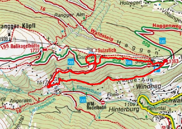 Stiglreith - Gfas - Sulzstich Stiglreith - Gfas - Sulzstich