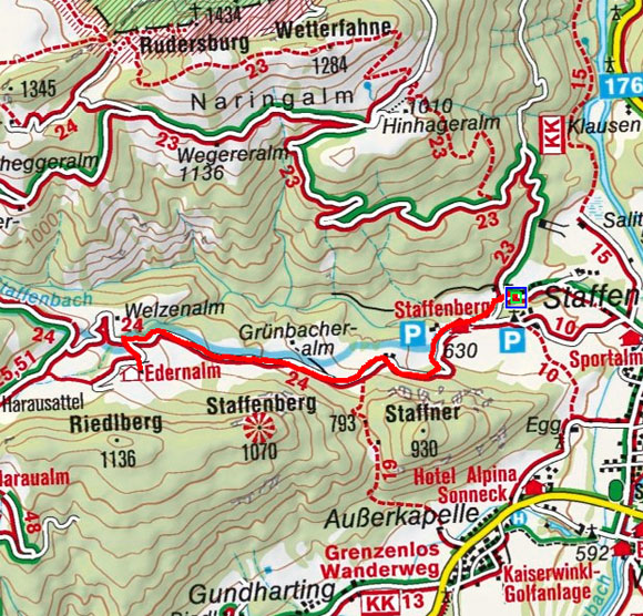 Bergasthof Edern Alm von Kössen Bergasthof Edern Alm von Kössen