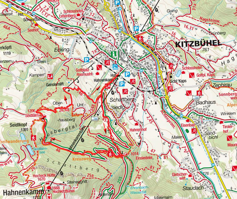 Alter Seidlalmweg bei Kitzbühel Alter Seidlalmweg bei Kitzbühel