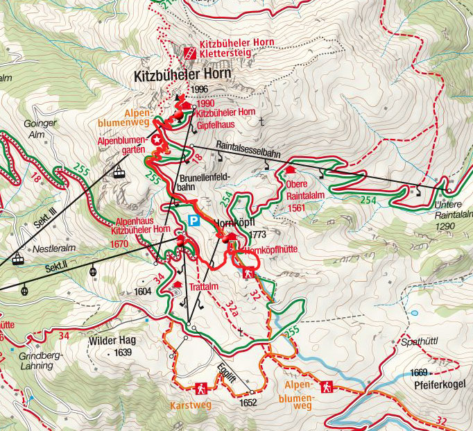 Hornköpflsee von der Horn-Gipfelbahn Hornköpflsee von der Horn-Gipfelbahn