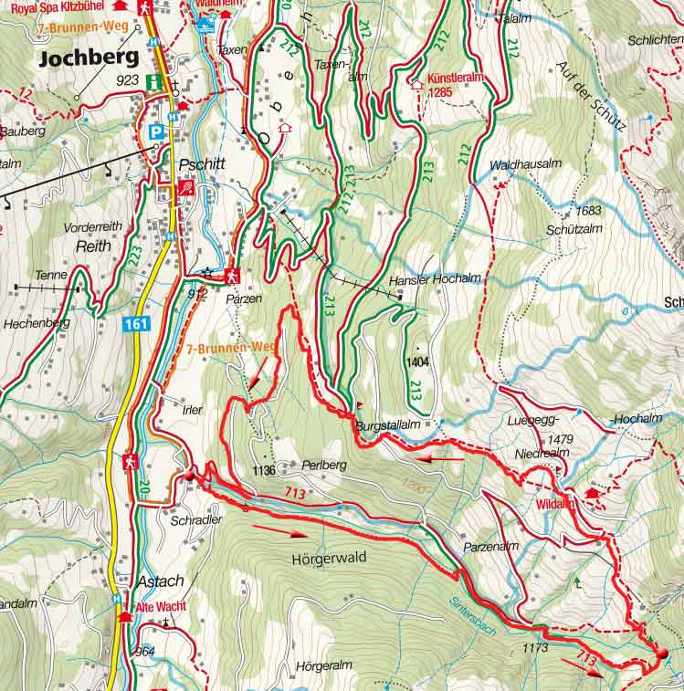 Sintersbach-Wasserfall Rundwanderung bei Jochberg Sintersbach-Wasserfall Rundwanderung bei Jochberg