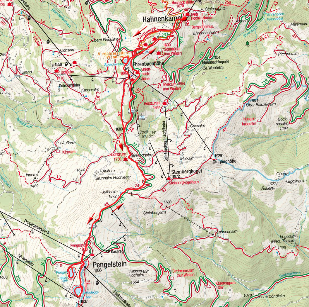 4-Seen-Wanderung am Hahnenkamm 4-Seen-Wanderung am Hahnenkamm