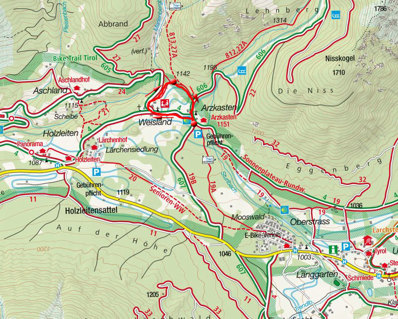Rundwanderung zum Abenteuerspielplatz Weisland Rundwanderung zum Abenteuerspielplatz Weisland