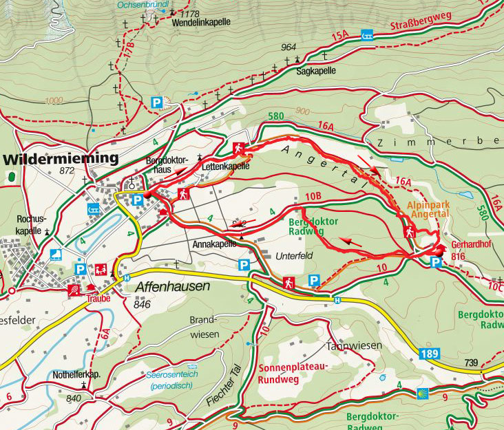 Gerhardhof – Rundwanderung von Wildermieming Gerhardhof – Rundwanderung von Wildermieming