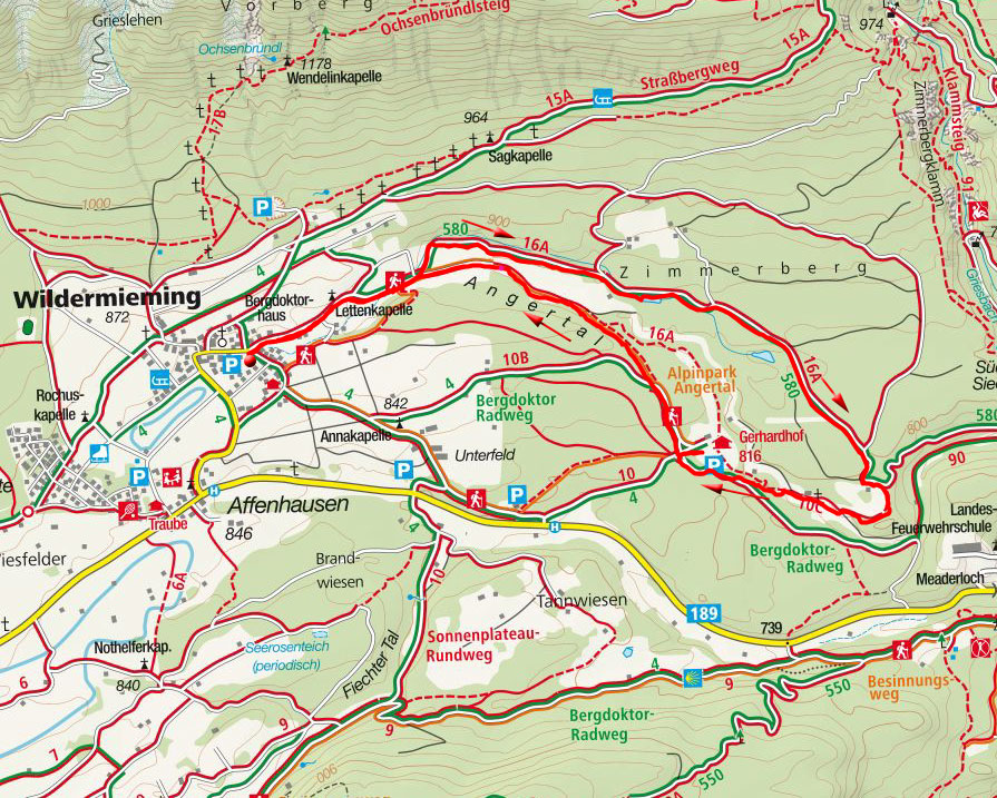 Zimmerberg-Rundwanderung von Wildermieming Zimmerberg-Rundwanderung von Wildermieming