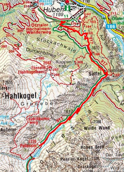Pollesalm von Huben Pollesalm von Huben