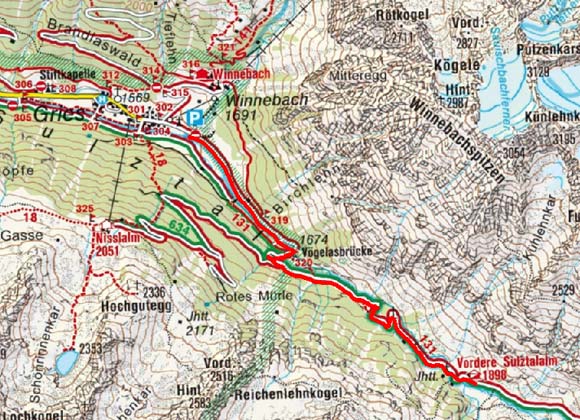 Sulztal Alm von Gries Sulztal Alm von Gries