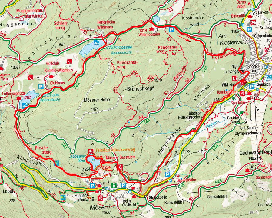 Drei-Seen-Wanderung am Seefelder Plateau Drei-Seen-Wanderung am Seefelder Plateau