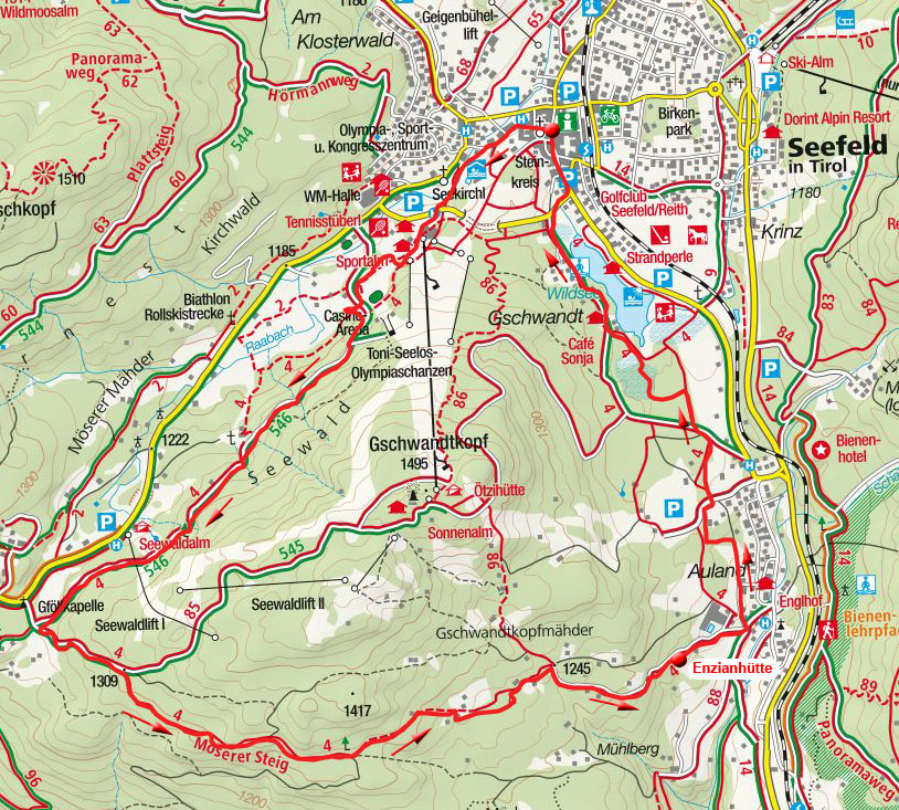 Rund um den Gschwandtkopf ab Seefeld Rund um den Gschwandtkopf ab Seefeld