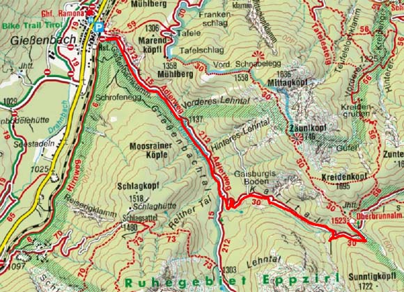 Oberbrunnalm, 1.523 m Oberbrunnalm, 1.523 m